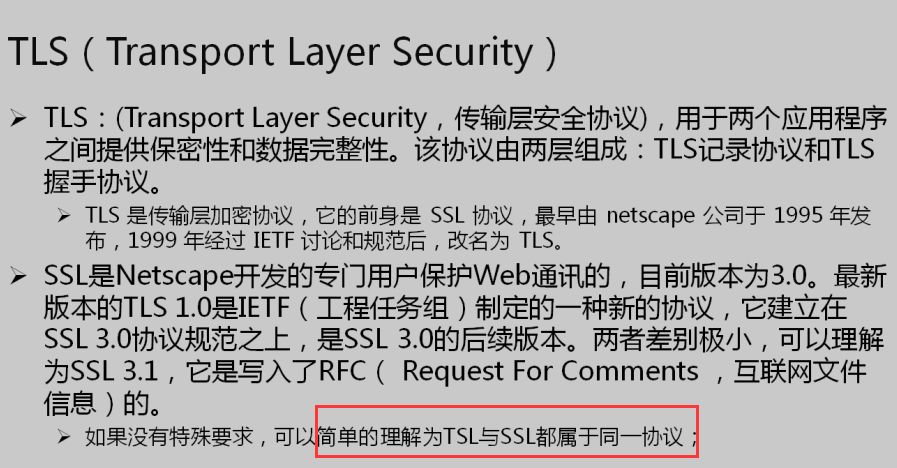 SSL與TSL的詳細介紹
