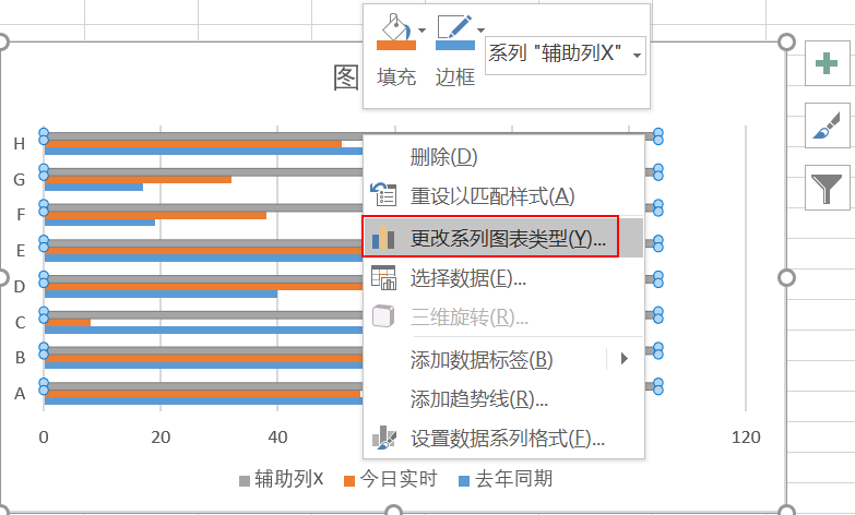 Excel怎么实现滑珠图