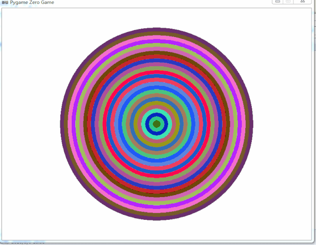 Python如何绘制同心圆