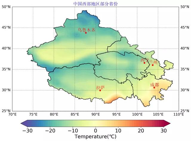 Python如何使用cartopy包实现气象实用地图