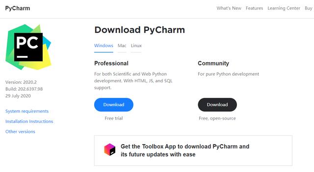 如何下载安装Pycharm