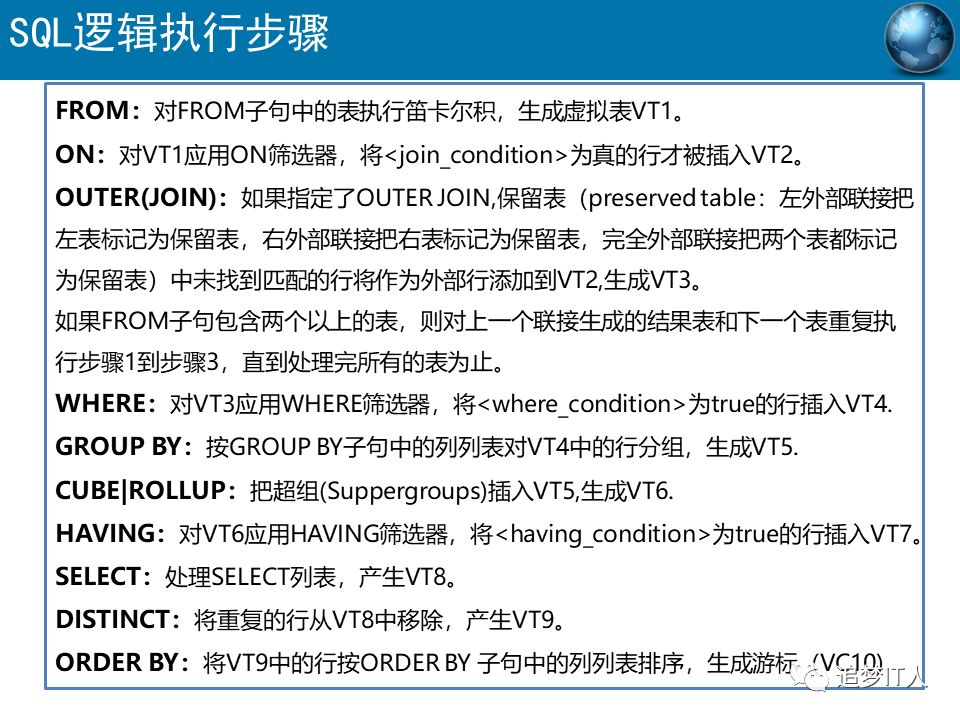 Oracle-SQL高级语法有哪些