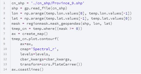 python怎么实现最新气候分区掩膜