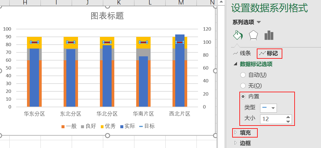 Excel怎么制作Bullet圖