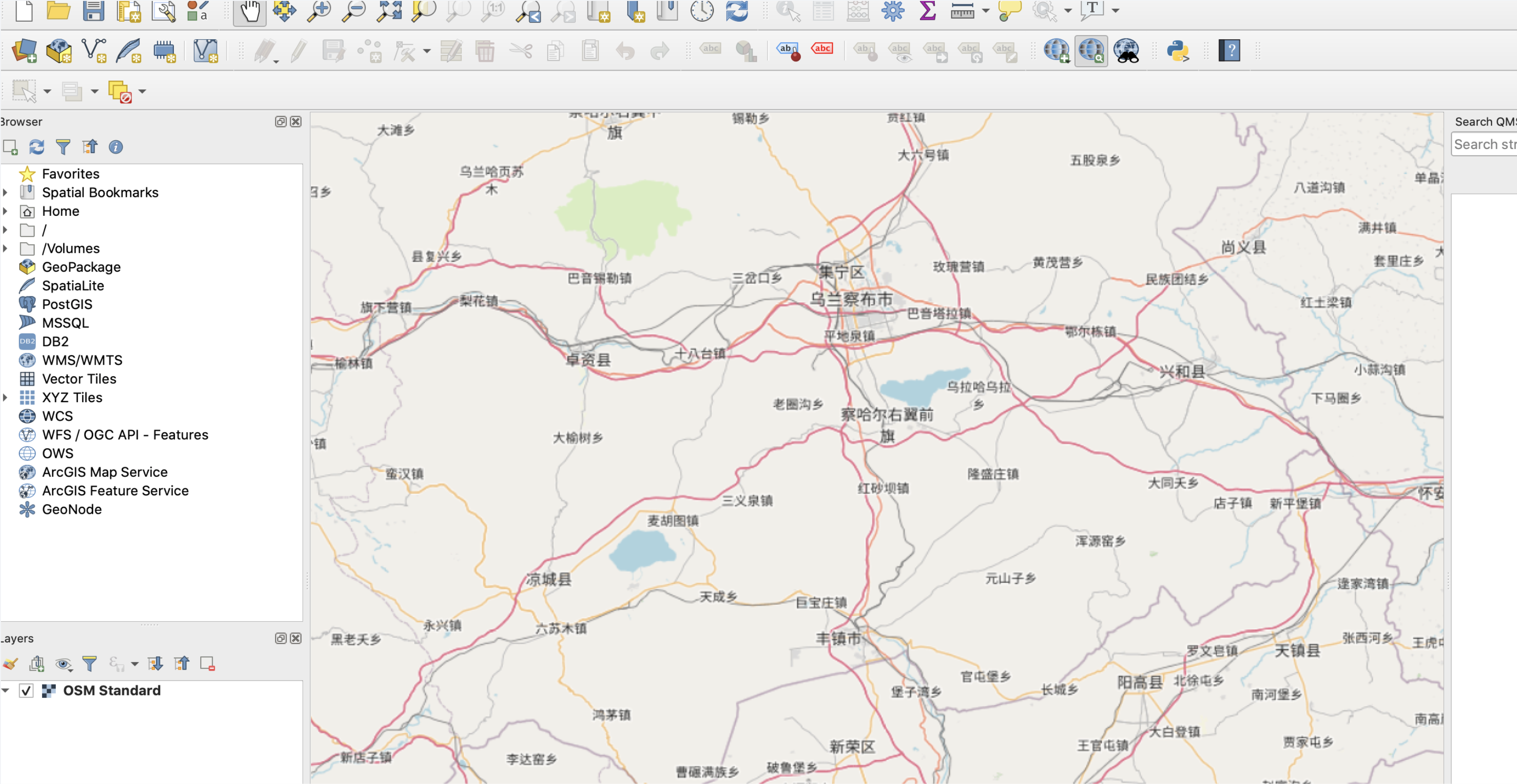 如何使用QGIS绘制铁路轨迹geojson