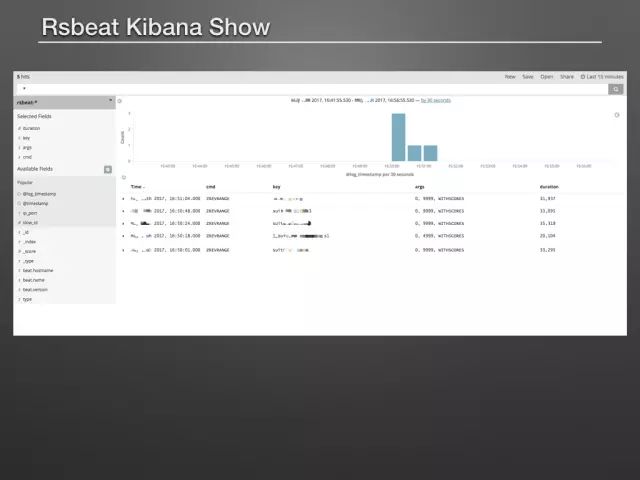 如何用Elastic來診斷下redis slowlog