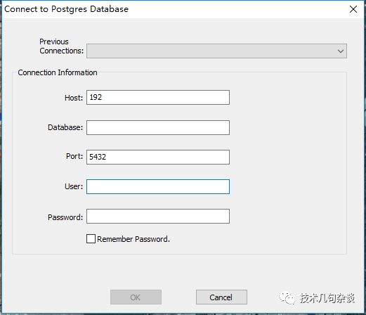 TE如何连接postgresql