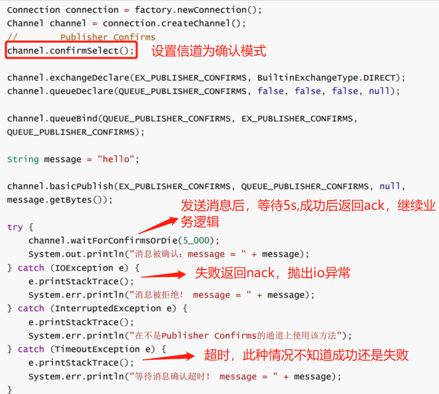 rabbitMq中消息可靠性的示例分析