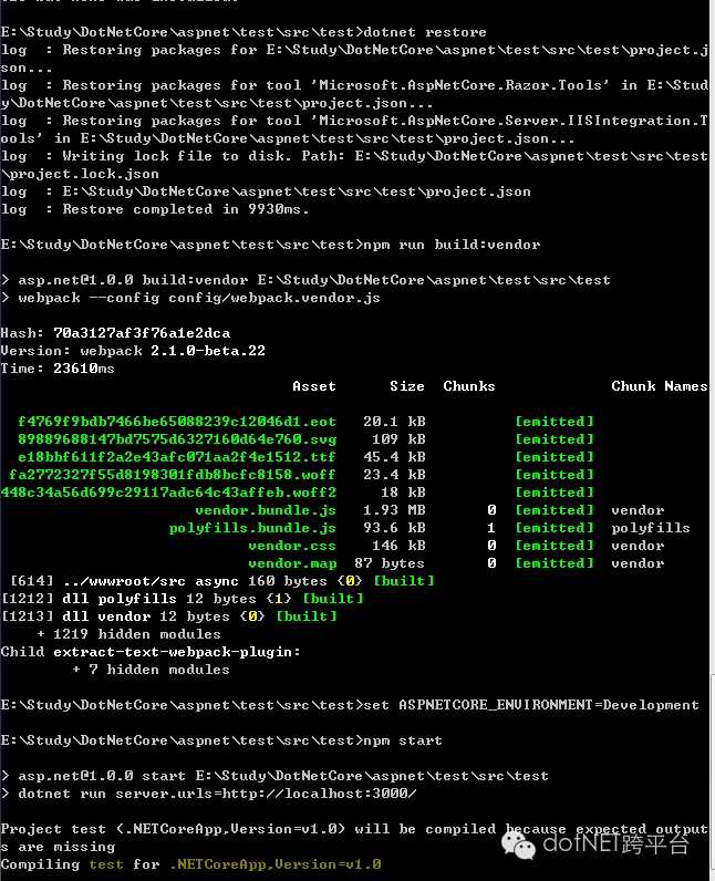 centos 7如何部署dotnetcore+Angular2