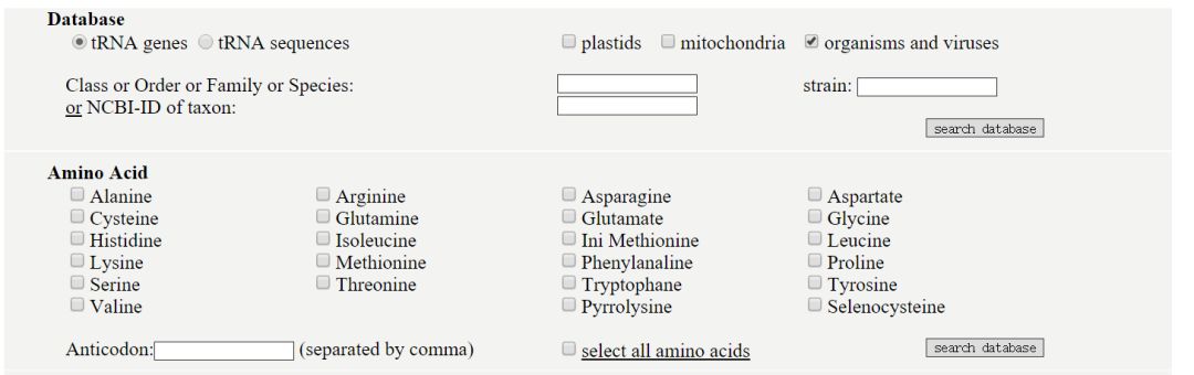 tRNAdb數(shù)據(jù)庫有什么用