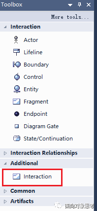 EA画UML时序图中如何实现交互和交互使用