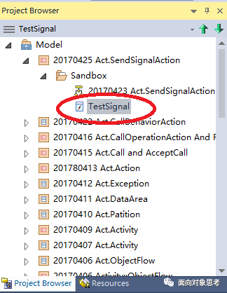EA画UML活动图中SendSignalAction的示例分析