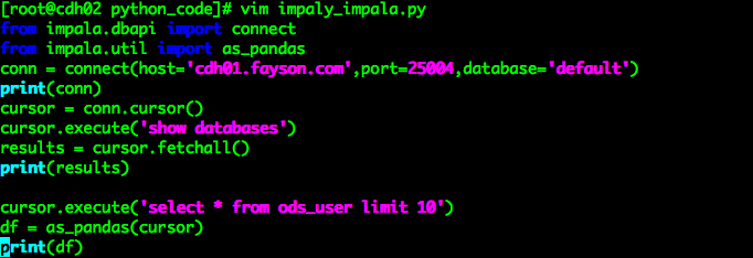 Python3如何通过JDBC访问非Kerberos环境的Impala