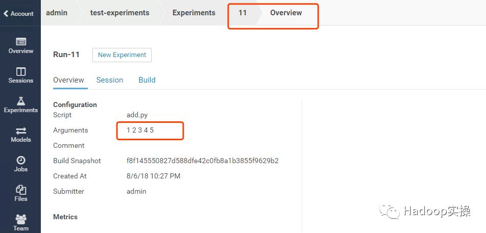 CDSW1.4中Experiments如何使用