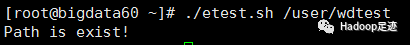 怎么使用Shell脚本判断HDFS文件/目录是否存在