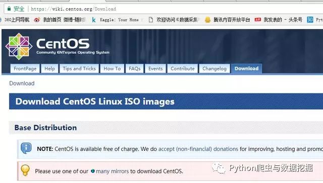 怎么在Centos官网下载所需版本的Centos