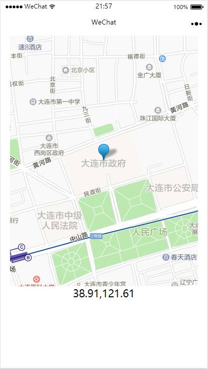 微信小程序怎么实现在地图上显示自己的位置