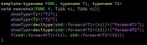 C++11中如何使用forward函数