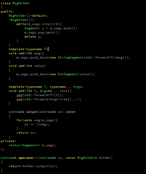 C++11可變參數(shù)模板的參數(shù)轉發(fā)舉例分析