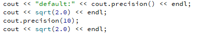 C++11浮点数格式控制举例分析