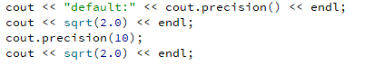 C++11浮點(diǎn)數(shù)格式控制舉例分析