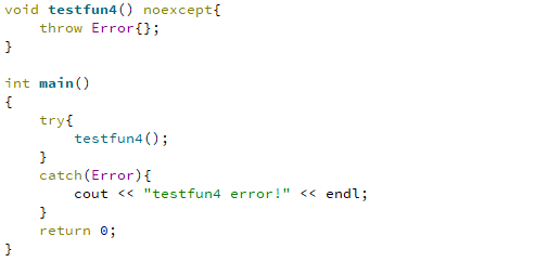 C++11的noexcept异常指示符怎么使用