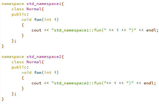 C++11内联命名空间举例分析