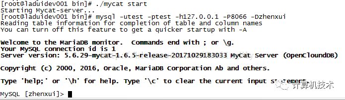 Mycat中怎么实现MySQL单库分表