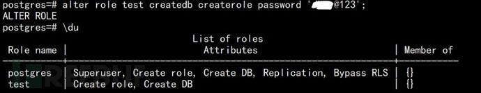 PostgreSQL数据库中如何应对登录的用户分配账户和权限