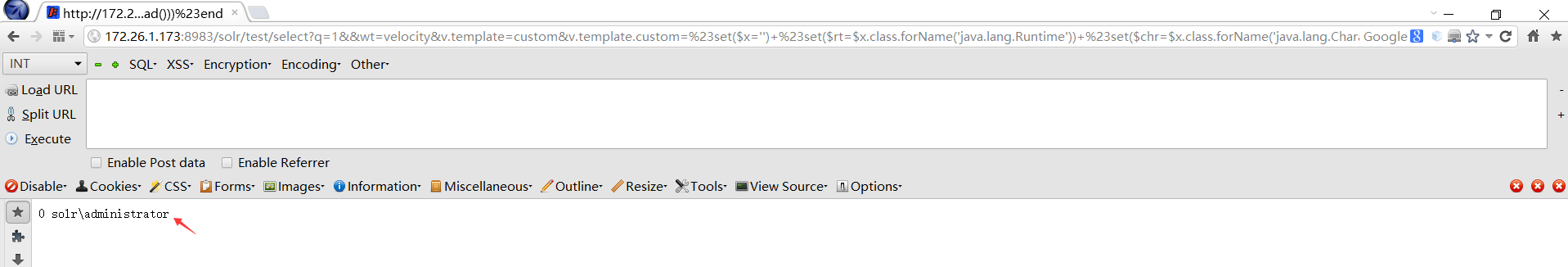 Apache Solr Velocity模板注入远程命令执行漏洞的示例分析