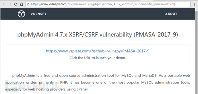 怎样进行phpMyAdmin 4.7.x CSRF 漏洞利用