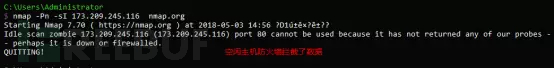 Nmap如何使用空闲扫描进行信息收集