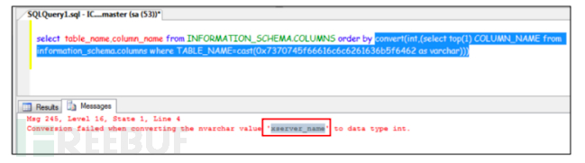 如何理解基于MSSQL “order by”语句报错的SQL注入技术