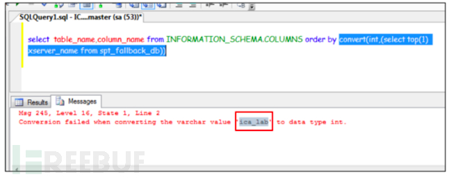 如何理解基于MSSQL “order by”语句报错的SQL注入技术