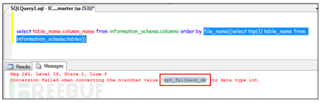 如何理解基于MSSQL “order by”语句报错的SQL注入技术