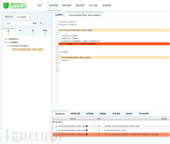 C語言內(nèi)存分配函數(shù)被污染的示例分析