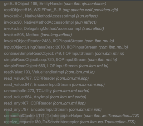 如何进行WebSphere  反序列化远程代码执行漏洞的深度分析