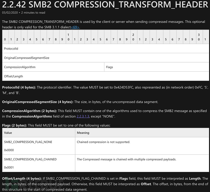 微软SMBv3 ClientServer远程代码执行CVE-2020-0796漏洞的分析是怎么样的