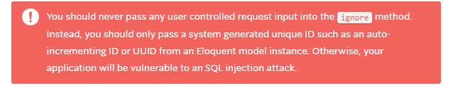 PHP框架Laravel最新SQL注入漏洞形成的原因