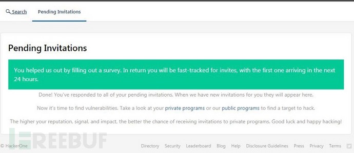 怎样反复获取到HackerOne的漏洞测试邀请