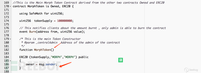 如何从以太坊MorphToken事件看智能合约构造函数大小写编码错误漏洞