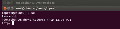 Linux系统中怎么使用TFTP