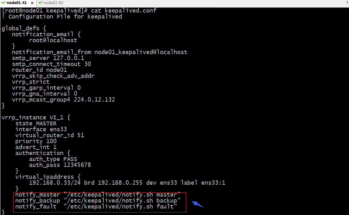 高可用服务中的Keepalived邮件通知配置是怎样的