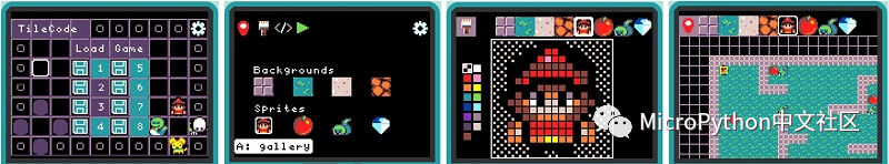 TileCode在MakeCode Arcade设备上是怎么直接编程