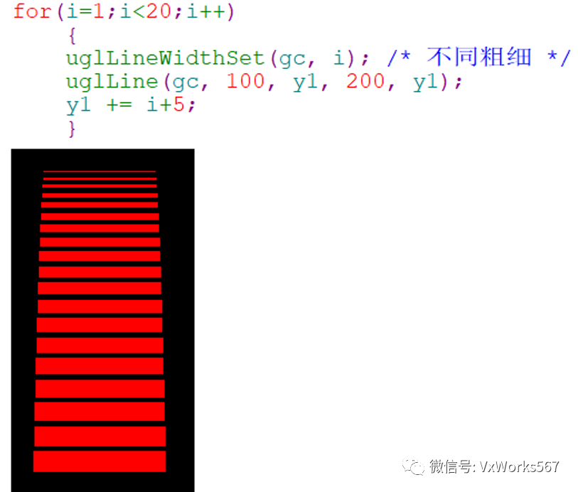 UGL如何实现不同的线