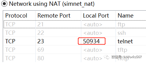 vxworks中如何使用simnet_nat