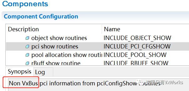 Component中PCI Show有什么用