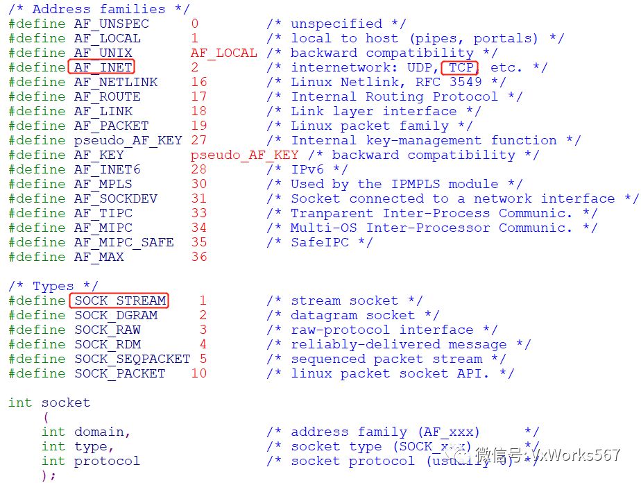 vxworks中如何实现TCP